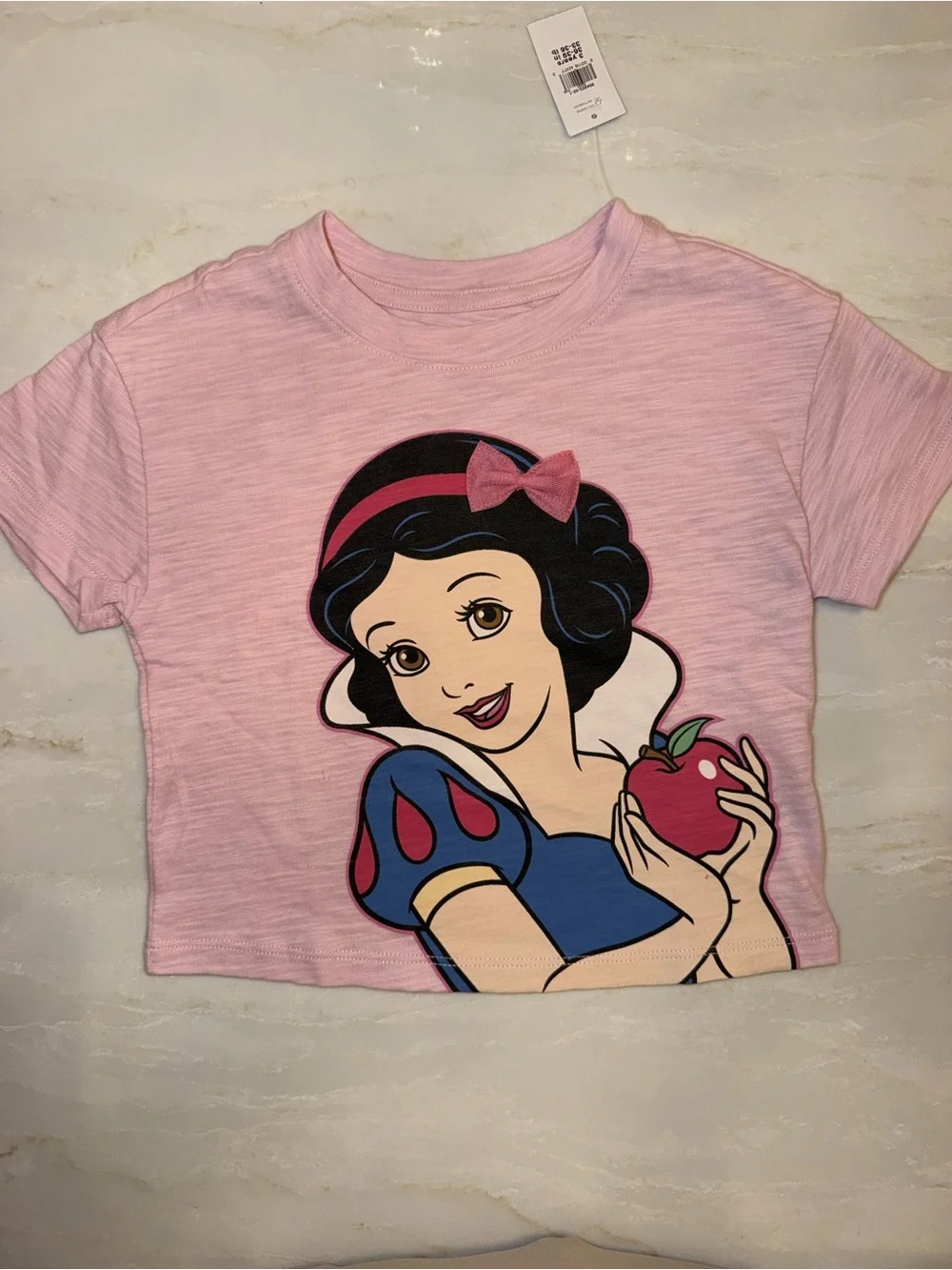 Baby Gap Disney Snow White Girls Pink Graphic Tee 3T NWT